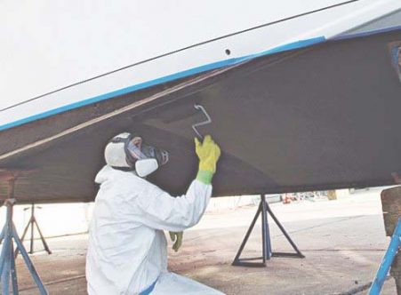 Antifouling aanbrengen