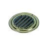 Ventilatierooster messing gepolijst 125mm