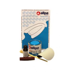 2-Componenten reparatieset voor Neopreen-Hypalon boten, lichtgrijs
