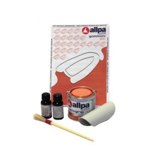 2-Componenten reparatieset voor PVC boten, lichtgrijs
