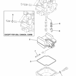Yamaha carburateur reparatie kit 6BX-W0093-00-00