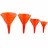 Set trechters klein 4 stuks oranje