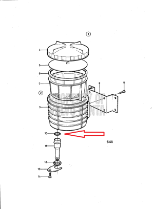 Volvo Penta sealing ring 845354