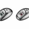 Navigatieverlichting LED rvs opbouw set (sb+bb)