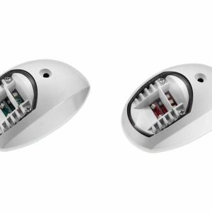 Navigatieverlichting LED wit opbouw set (sb+bb)