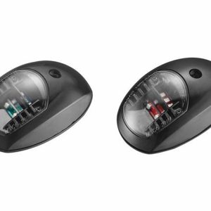 Navigatieverlichting LED zwart opbouw set (sb+bb)
