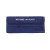 Gastendoekje Welcome on board geborduurd 30 x 50 cm navy