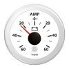 VDO Viewline ampèremeter -60/+60A wit 52mm