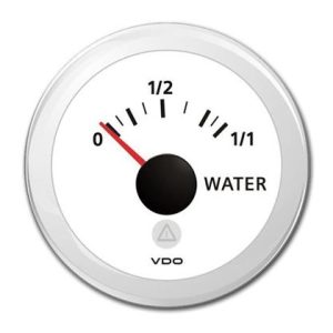VDO Viewline drinkwater niveaumeter wit 52mm (hevelvlotter)