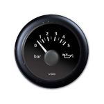 VDO Viewline oliedrukmeter 0-5bar zwart 52mm