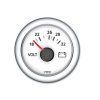 VDO Viewline voltmeter 12V wit 52mm