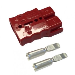 Accu stekker SB50 voor 16mm2 rood 2x