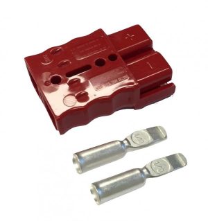 Accu stekker SB50 voor 16mm2 rood 2x