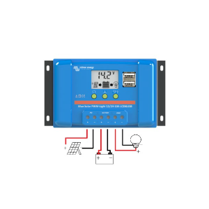 Victron BlueSolar PWM Laadregelaar LCD&USB 12/24V 10A
