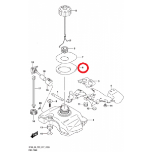 Suzuki schuim onder tankdop 65281-97L00