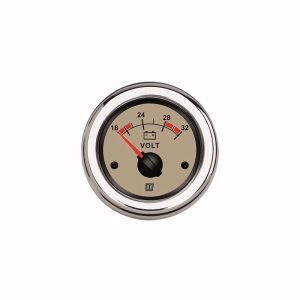 Vetus voltmeter crème 24V (16-32V) VOLT24N