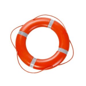 Reddingboei 75cm 2.5kg Solas oranje met reflectie