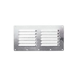Ventilatierooster rvs 118x232mm