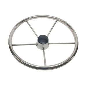 Stuurwiel rvs 5 spaken 34,3cm