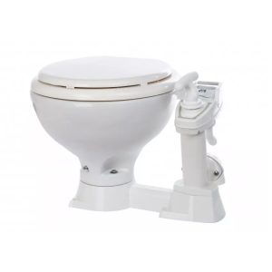 RM69 handtoilet Sealock met grote pot, bril en deksel kunststof wit
