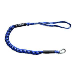 Flex Rope Nautic - Blauw/wit met haak