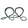 Flex Rope Nautic - Zwart/groen (set van 2 stuks)