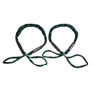 Flex Rope Nautic - Zwart/groen (set van 2 stuks)