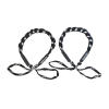 Flex Rope Nautic - Zwart/wit (set van 2 stuks)